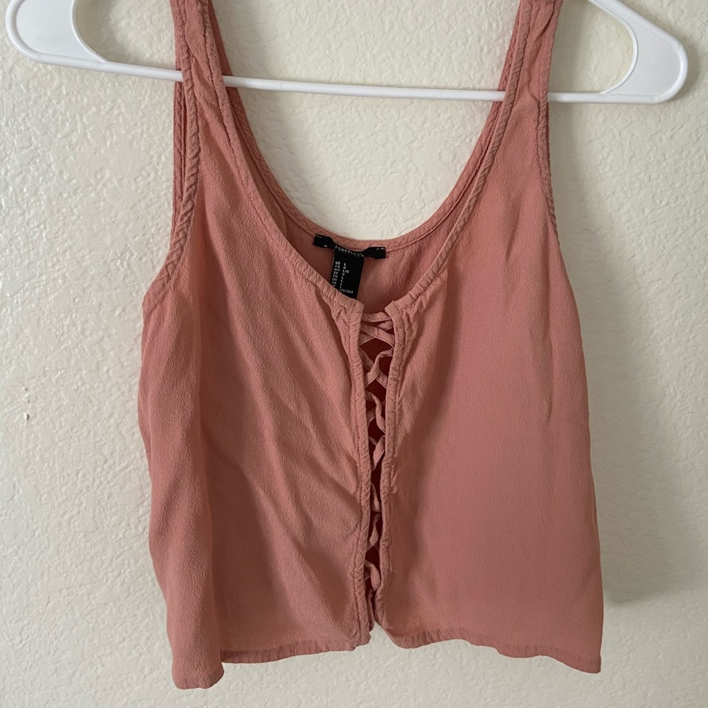 Forever 21 pink crop top